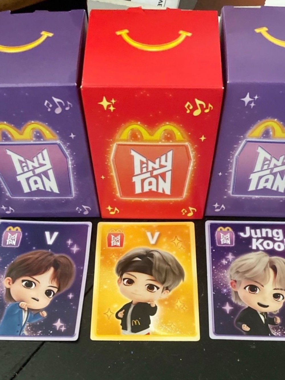 McDonald’s Tiny Tan BTS Toys